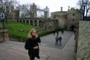 Me at the tower of London with Tower Bridge behind me